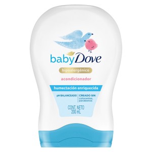 DOVE BABY ACONDICIONADOR x 200ml HUMECTACION ENRIQUECIDA